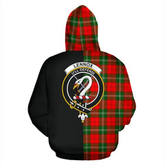 Lennox Modern Tartan Crest Zipper Hoodie - Half Of Me Style