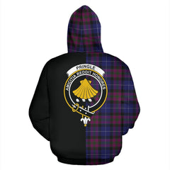 Pride of Scotland Tartan Crest Zipper Hoodie - Half Of Me Style