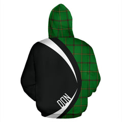 Don (Tribe-of-Mar) Tartan Crest Zipper Hoodie - Circle Style