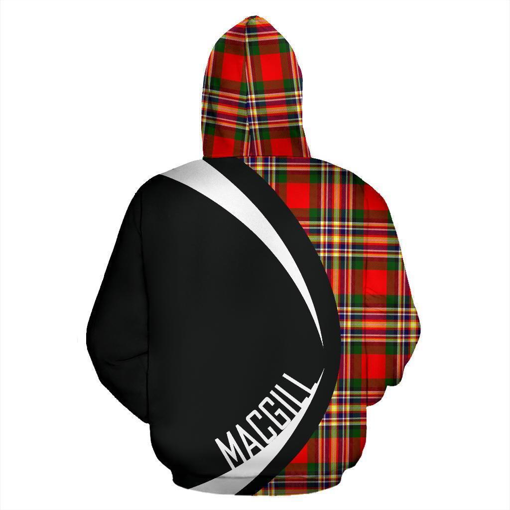 MacGill Modern Tartan Crest Hoodie - Circle Style