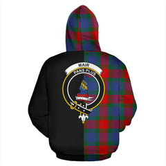 Mar Tartan Crest Zipper Hoodie - Half Of Me Style