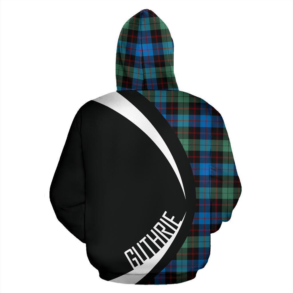 Guthrie Ancient Tartan Crest Hoodie - Circle Style