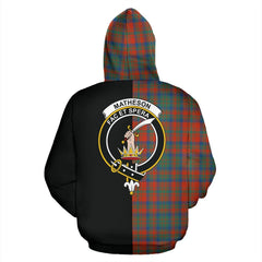 Matheson Ancient Tartan Crest Zipper Hoodie - Half Of Me Style