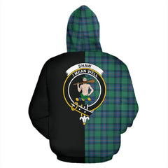 Shaw Ancient Tartan Crest Zipper Hoodie - Half Of Me Style