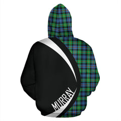 Murray of Atholl Ancient Tartan Crest Hoodie - Circle Style