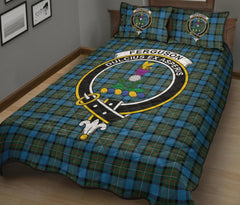 Fergusson Ancient Tartan Crest Quilt Bed Set