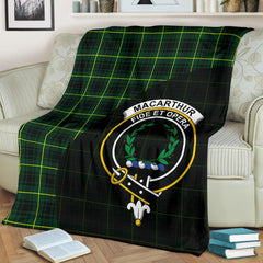 MacArthur Modern Tartan Crest Blankets