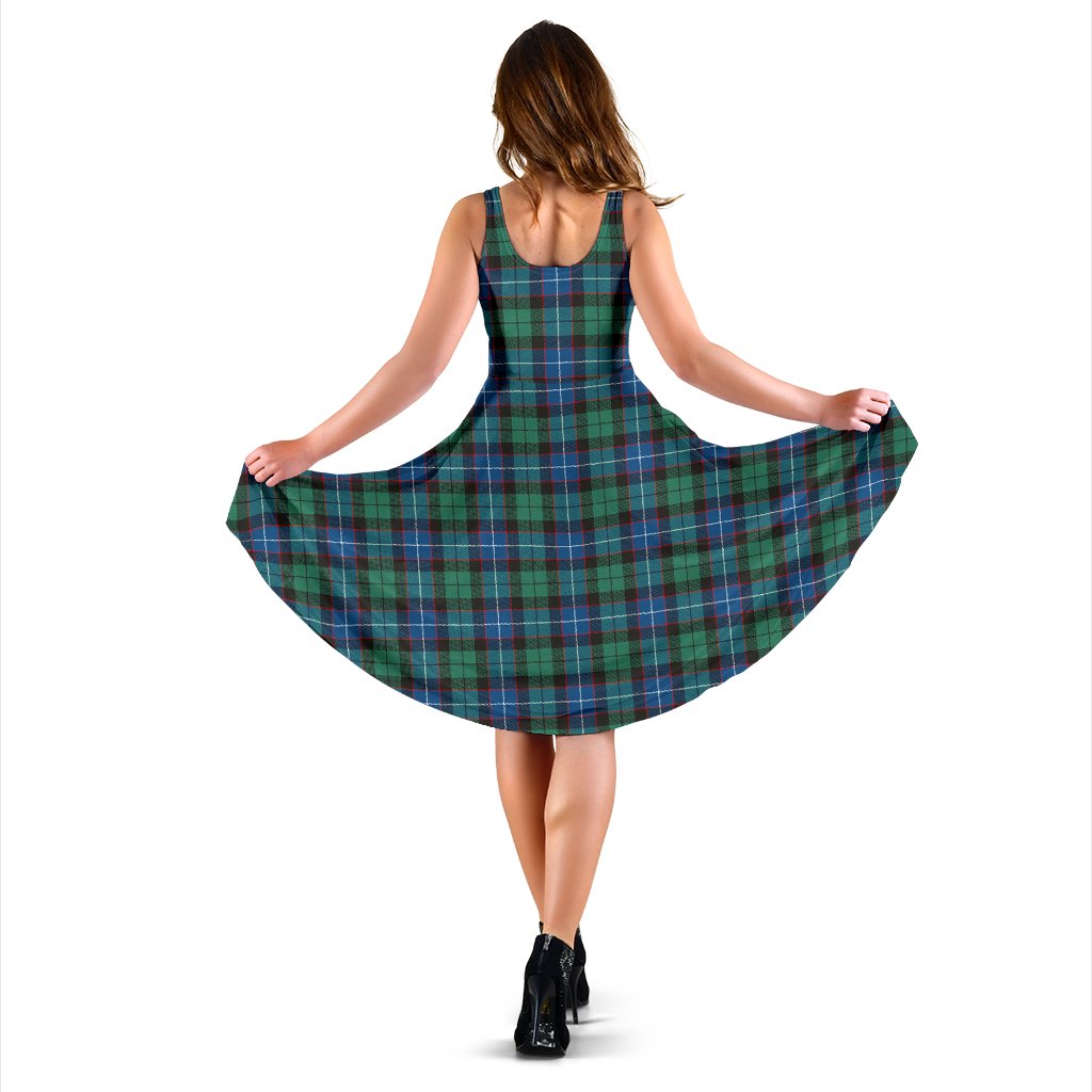 Hunter Ancient Tartan Midi Dress