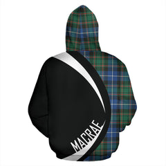 MacRae Hunting Ancient Tartan Crest Zipper Hoodie - Circle Style