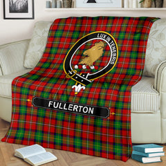 Fullerton Family Tartan Crest Blankets