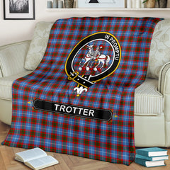 Trotter Family Tartan Crest Blankets