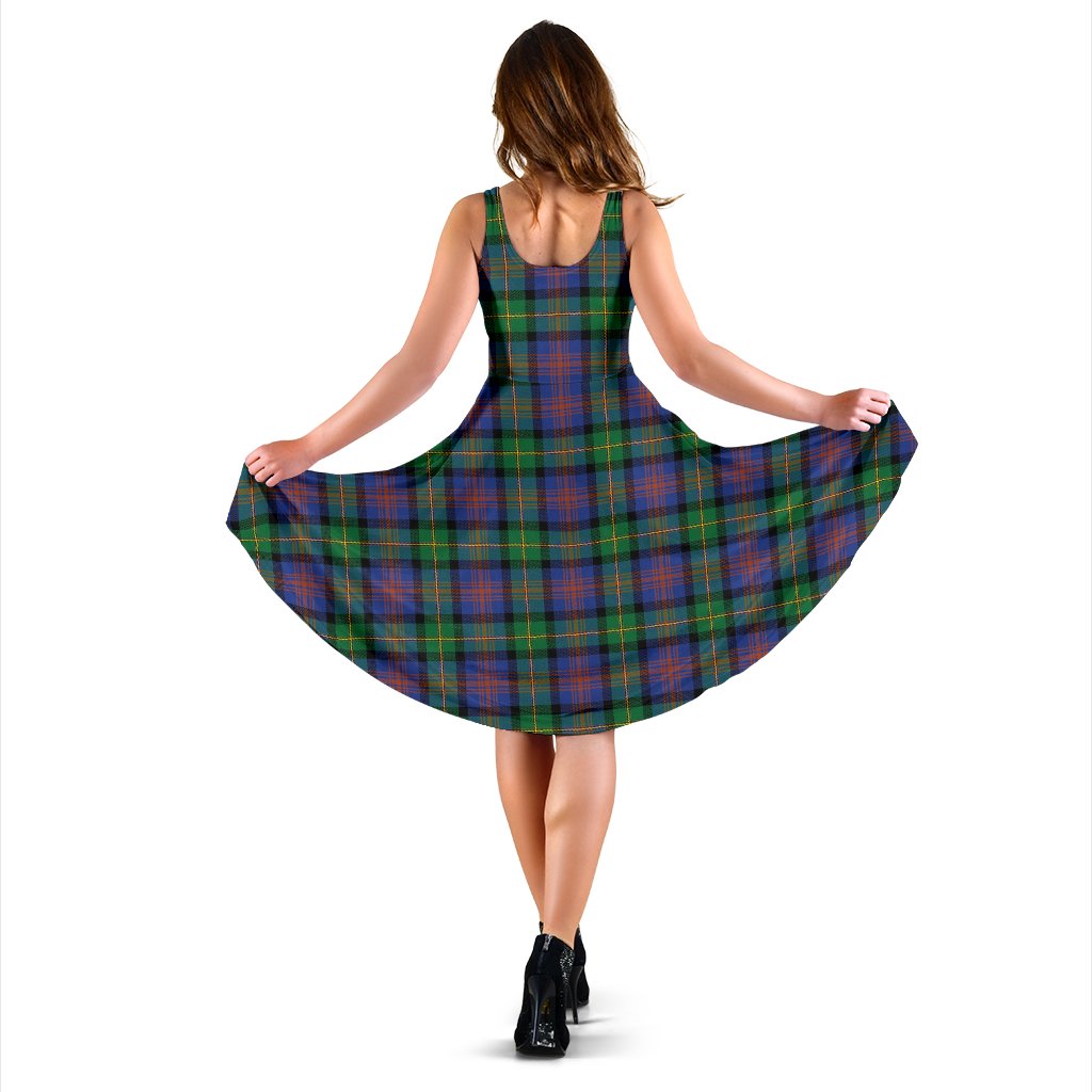 Logan Ancient Tartan Midi Dress