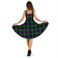 Sutherland Modern Tartan Midi Dress