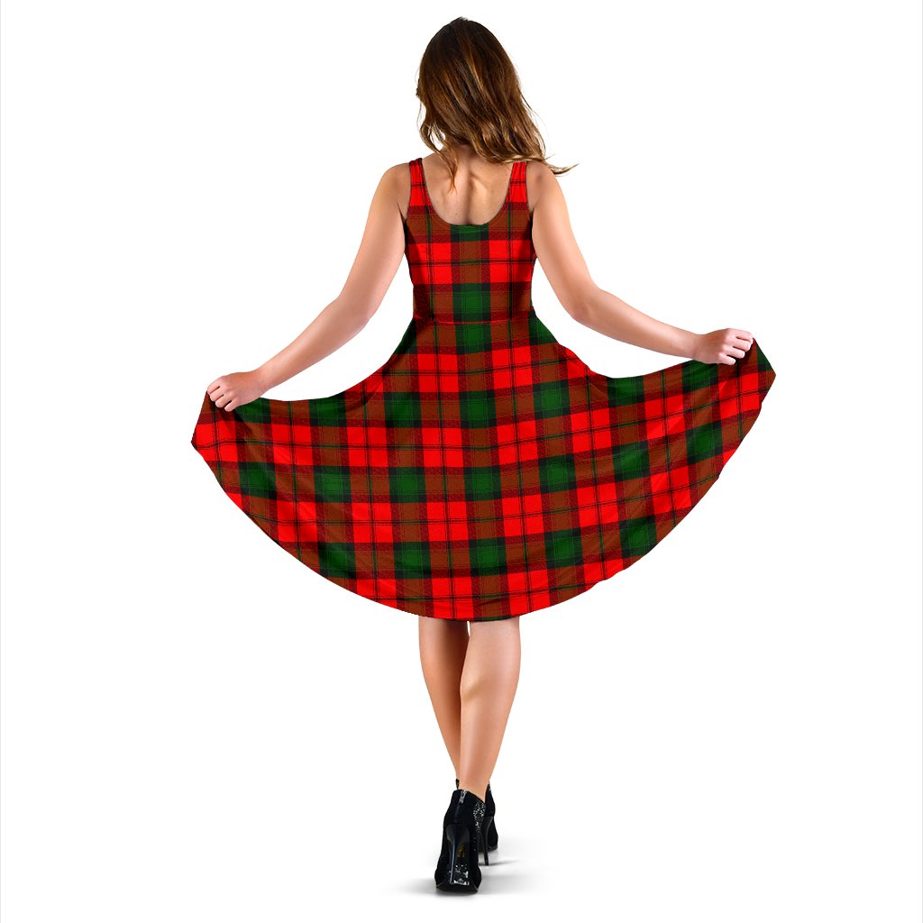 Kerr Modern Tartan Midi Dress