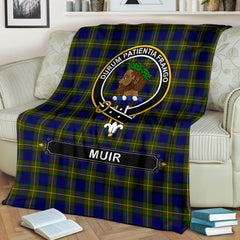 Muir Family Tartan Crest Blankets