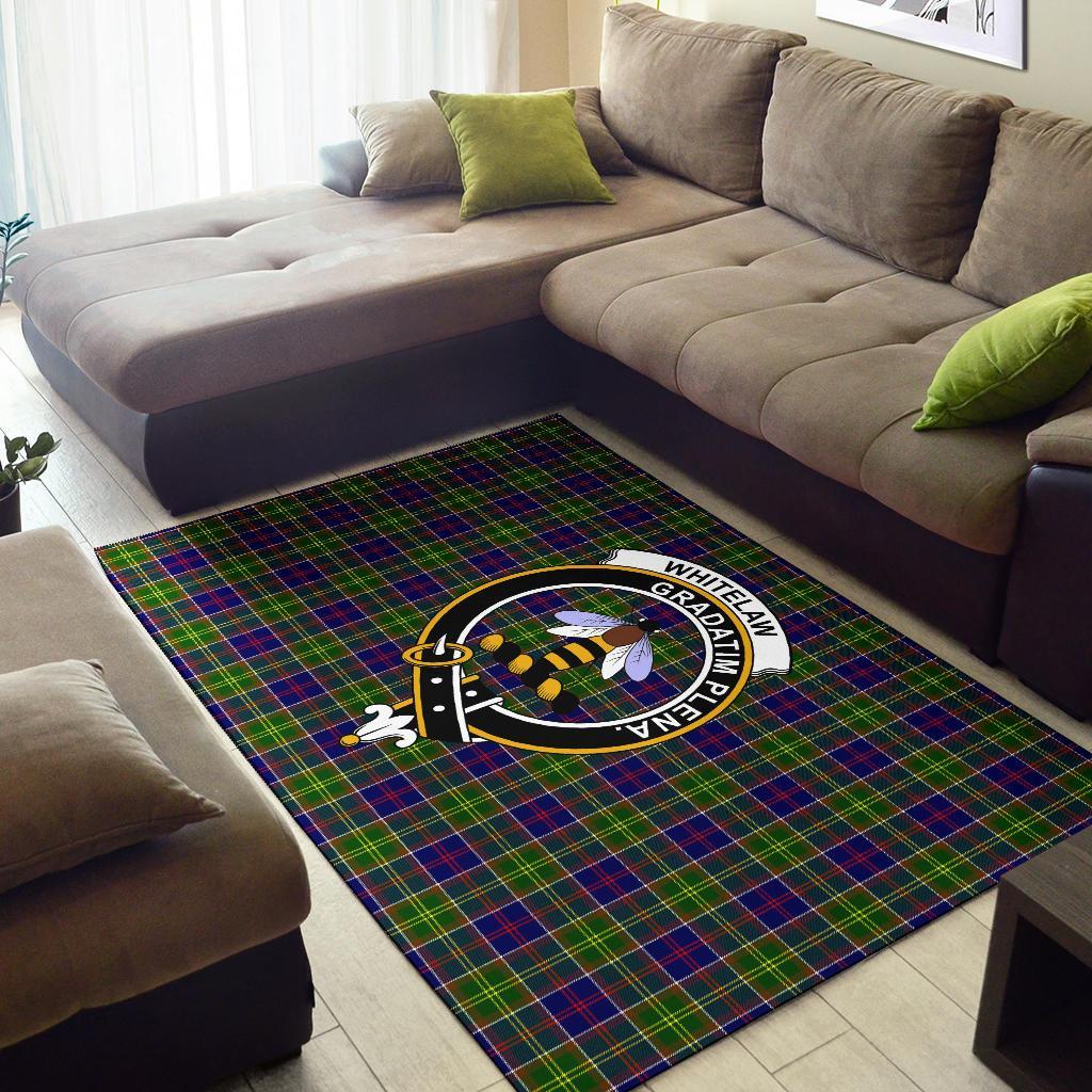 Whitelaw Tartan Crest Round Rug