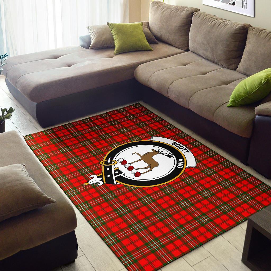 Scott Tartan Crest Area Rug