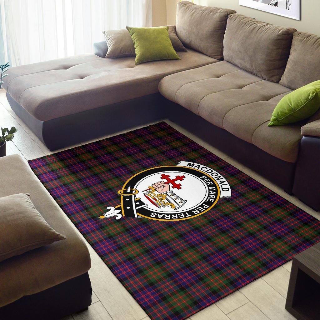 Macdonald (Clan Donald) Tartan Crest Area Rug