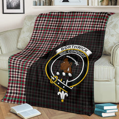 Borthwick Dress Ancient Tartan Crest Blanket Wave Style