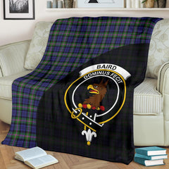 Baird Modern Tartan Crest Blanket Wave Style