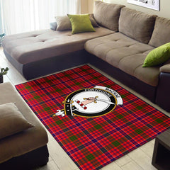 MacRae Tartan Crest Area Rug