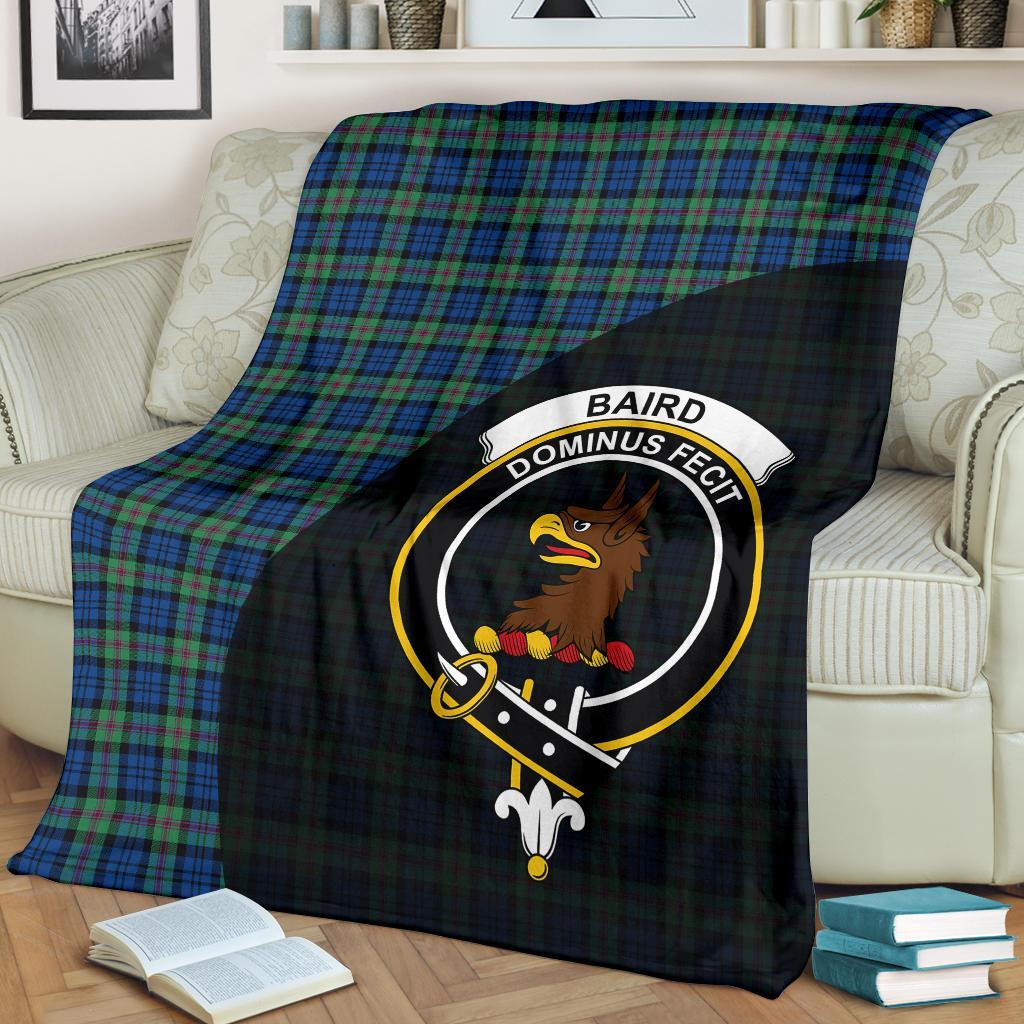 Baird Ancient Tartan Crest Blanket Wave Style