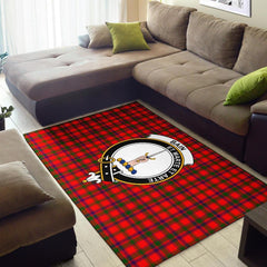 Bain Tartan Crest Area Rug