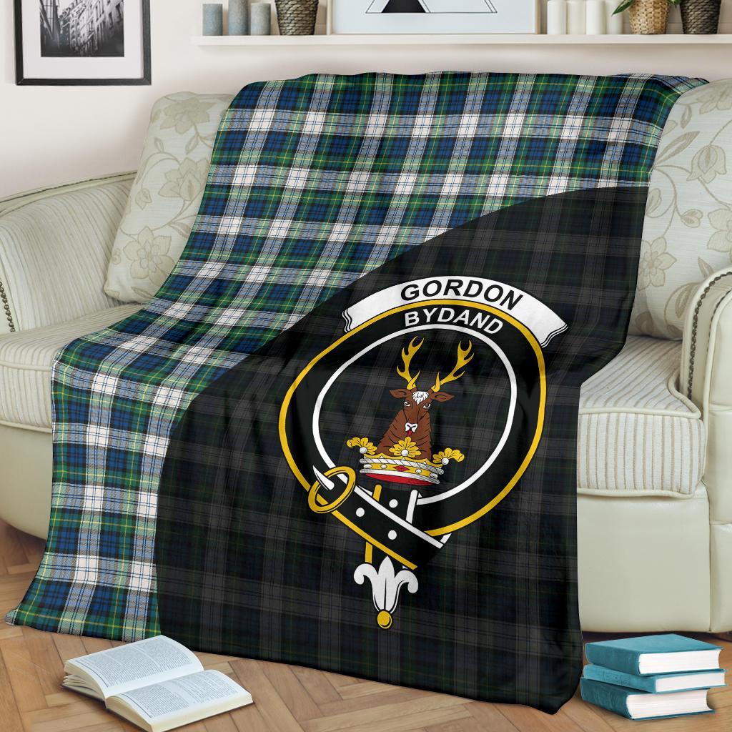 Gordon Dress Ancient Tartan Crest Blanket Wave Style