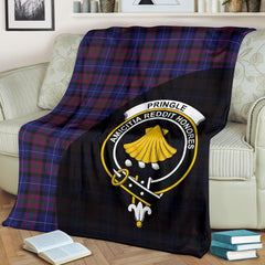 Pride of Scotland Tartan Crest Blanket Wave Style