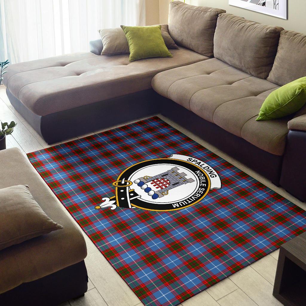 Spalding Tartan Crest Area Rug