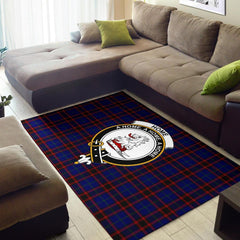 Home (Or Hume) Tartan Crest Area Rug