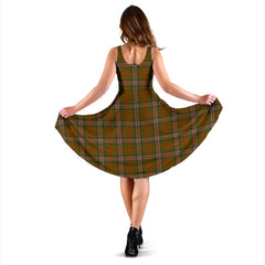 Scott Brown Modern Tartan Midi Dress