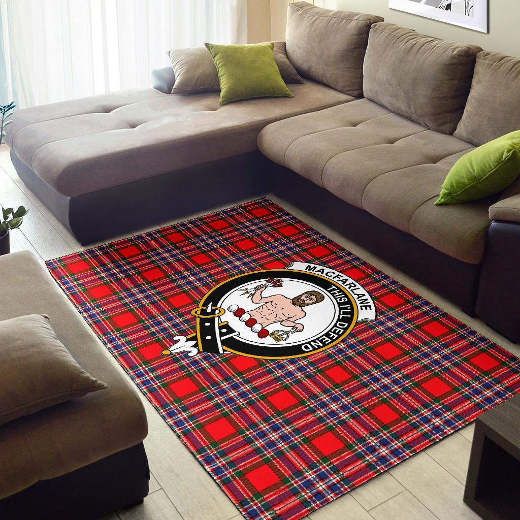 Macfarlane Tartan Crest Area Rug