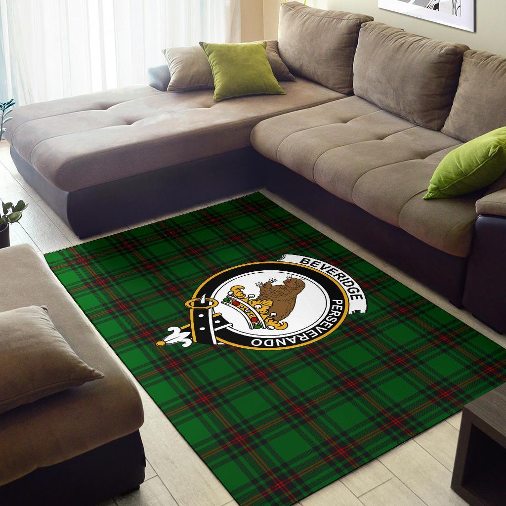 Beveridge Tartan Crest Area Rug