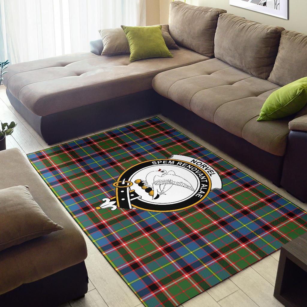 Norvel Tartan Crest Area Rug