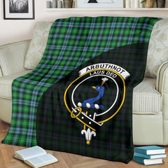 Arbuthnot Ancient Tartan Crest Blanket Wave Style