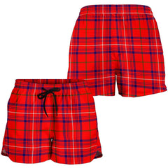 Rose Modern Tartan Women's Short