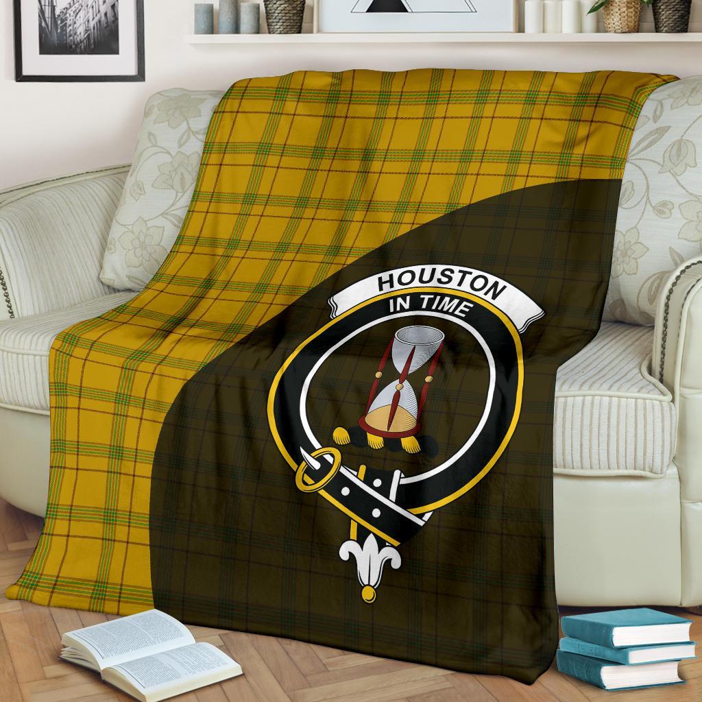 Houston Tartan Crest Blanket Wave Style