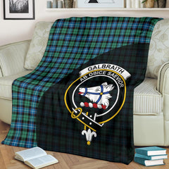 Galbraith Ancient Tartan Crest Blanket Wave Style