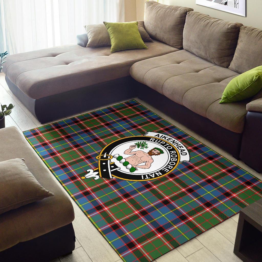 Aikenhead Tartan Crest Area Rug