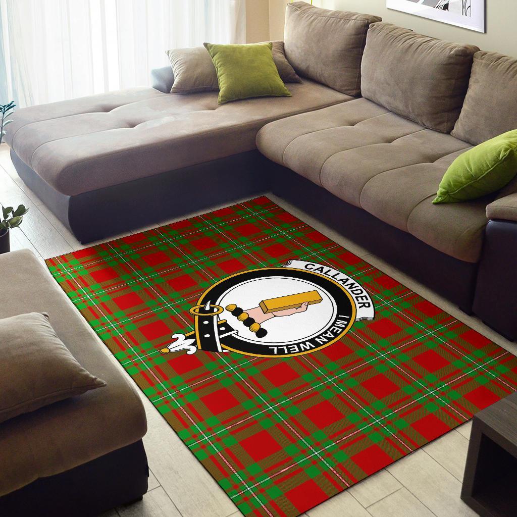 Callander Tartan Crest Area Rug