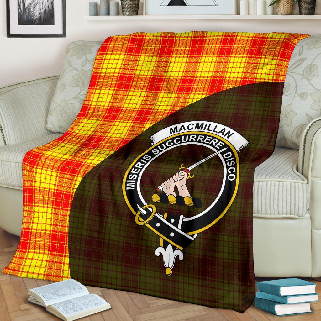 MacMillan Tartan Crest Blanket Wave Style
