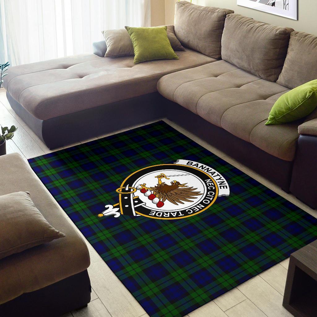 Bannatyne Tartan Crest Area Rug