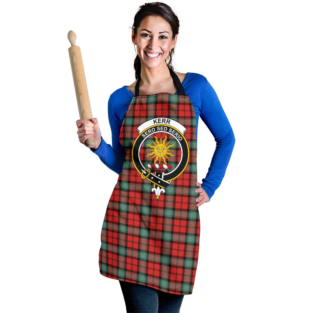 Kerr Ancient Tartan Crest Apron