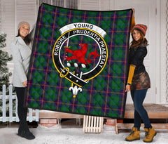 Young Tartan Crest Quilt - SP