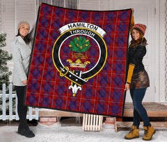 Hamilton Tartan Crest Quilt - SP