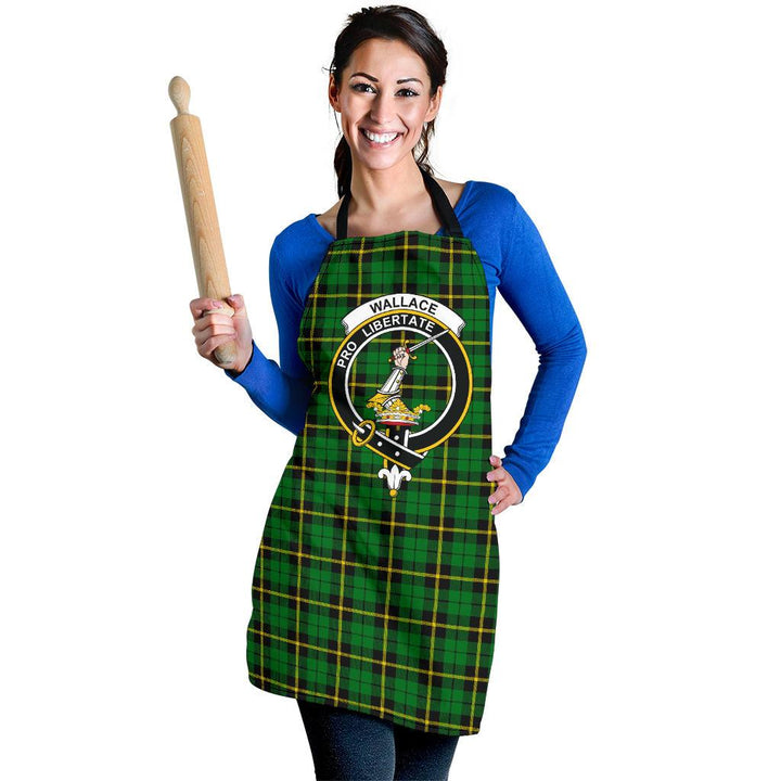 Wallace Hunting - Green Tartan Crest Apron