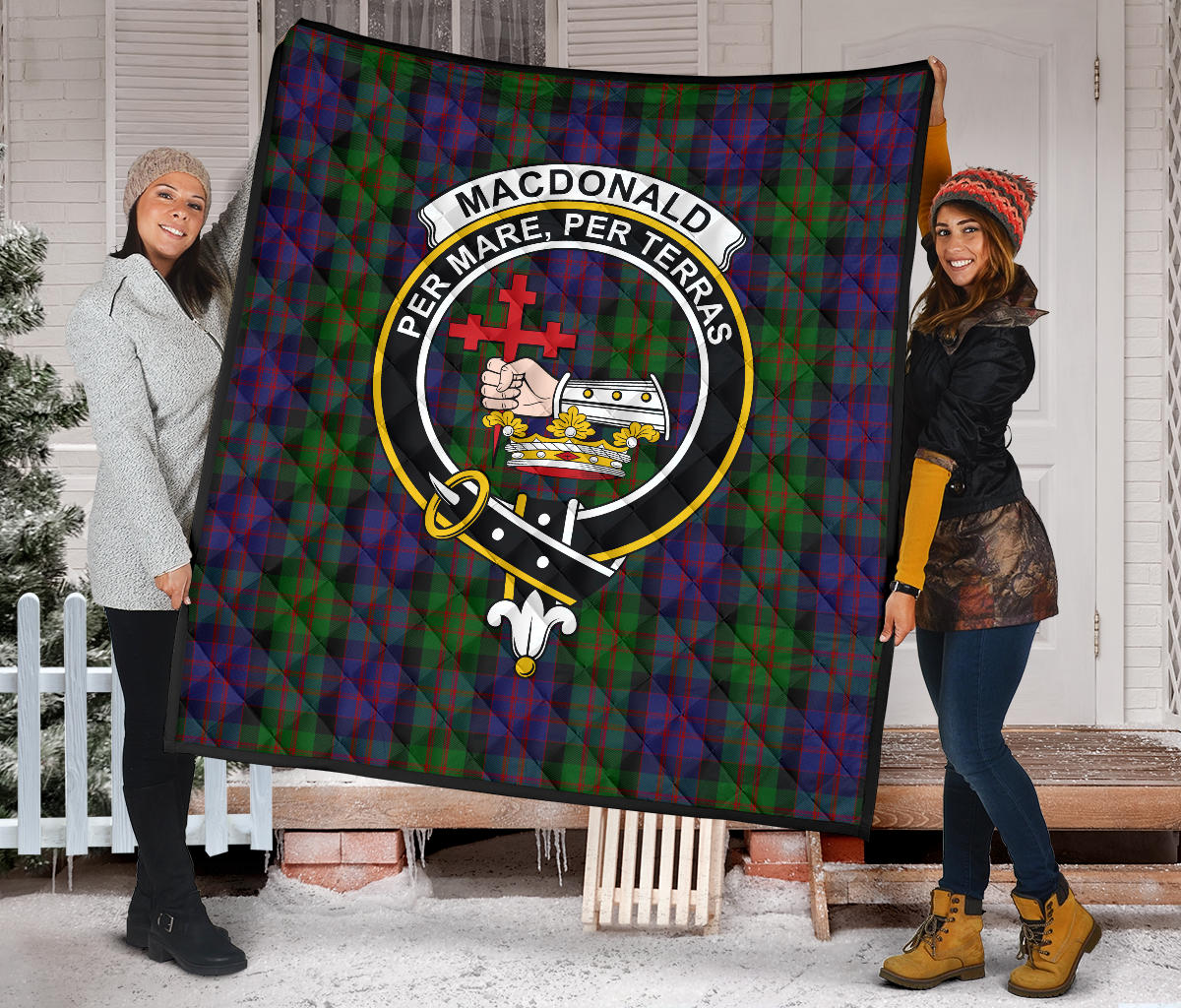 MacDonald Tartan Crest Quilt - SP