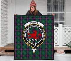 Young Tartan Crest Quilt - SP