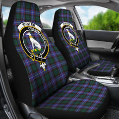 Hunter Tartan Crest Car Seat Cover
